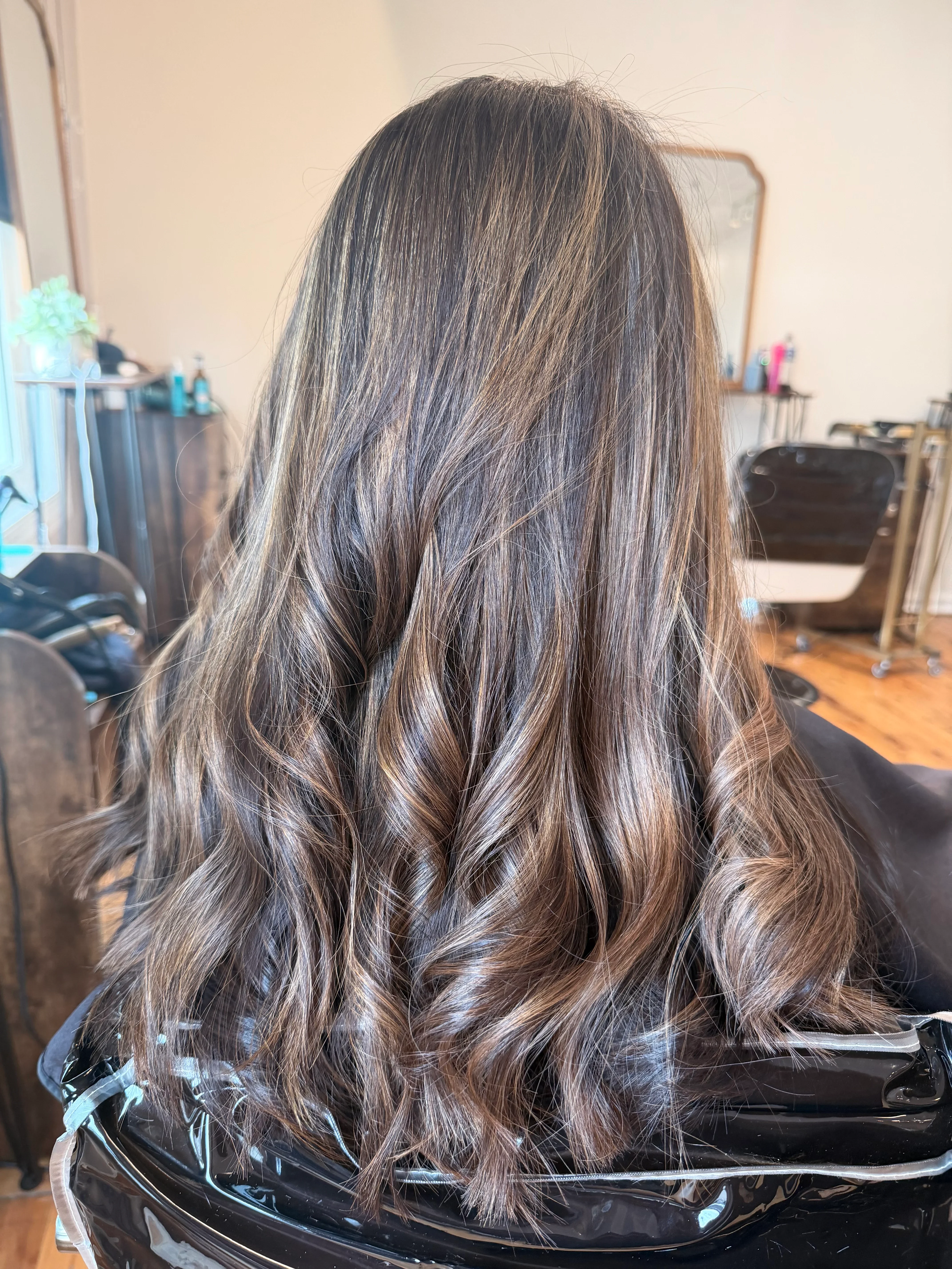 Balayage hair color by Glow Salon stylists in Carmel, Indiana