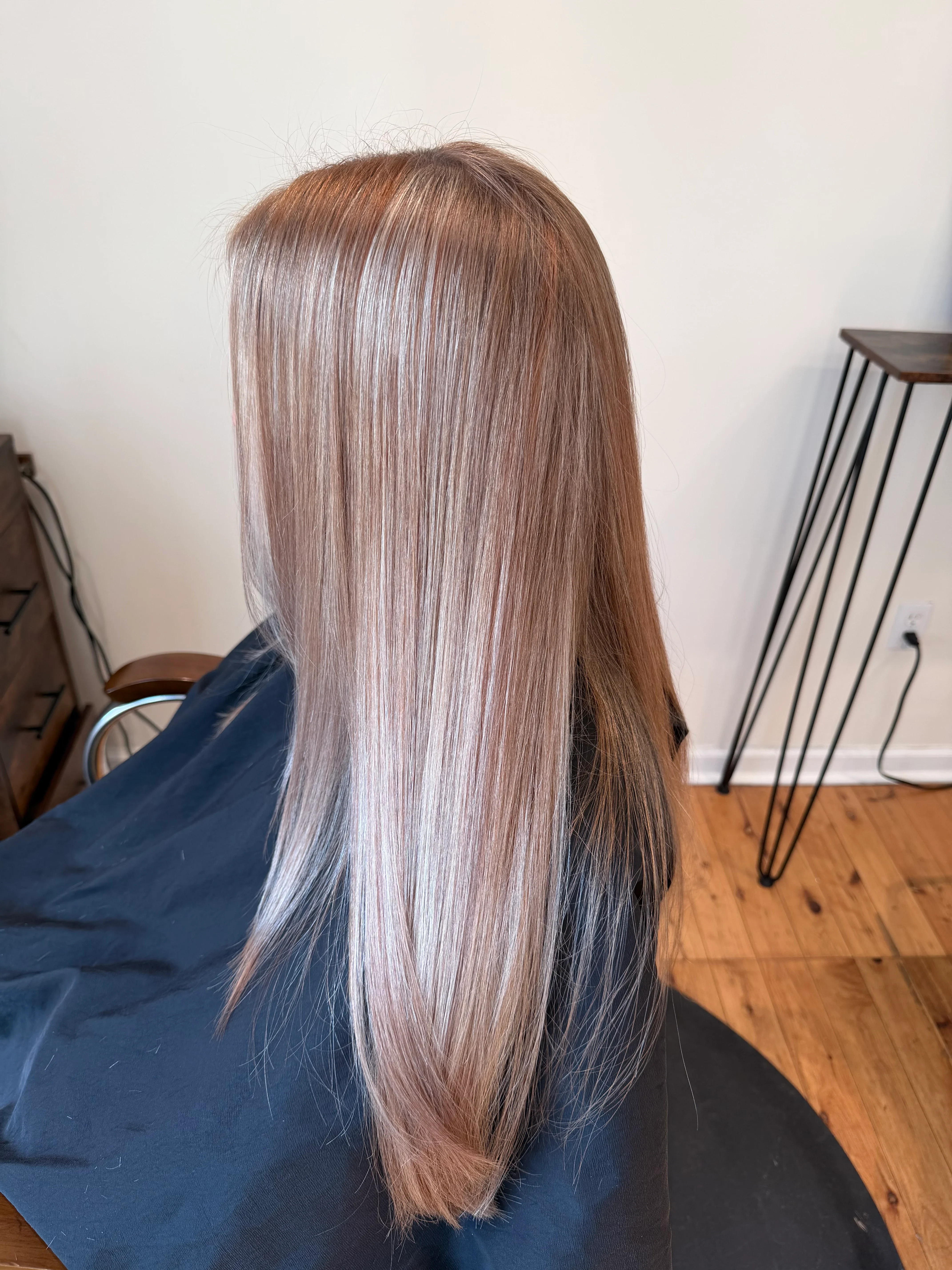 Highlights and blowout styling by Glow Salon & Spa